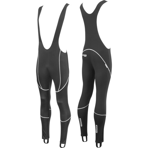 FORCE nohavice Z70 SOFTSHELL s trakmi bez vložky, čierne 61873202