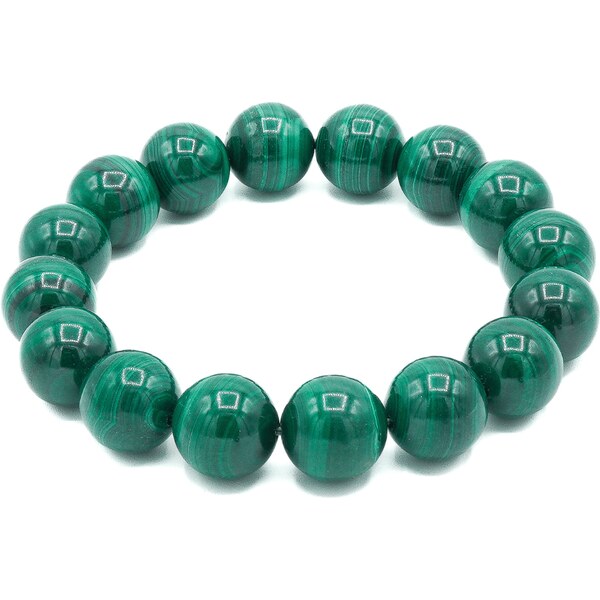 Olivie Náramok 11,5mm MALACHIT 9154 59123465