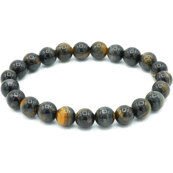 Olivie Náramok 8mm MODRÉ TIGRI OKO 9133 59109187