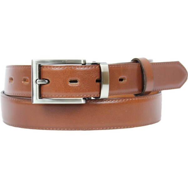 Penny Belts Pánsky spoločenský kožený opasok 230-020-1 hnedý 61882081