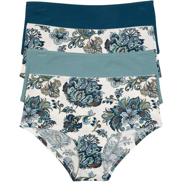 bonprix Maxi nohavičky boxerky (4 ks), farba modrá 44736760