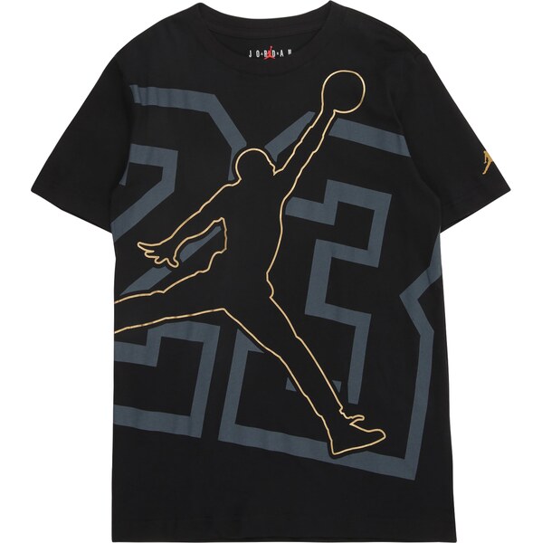 Jordan Tričko zlatá / tmavosivá / čierna 61950192