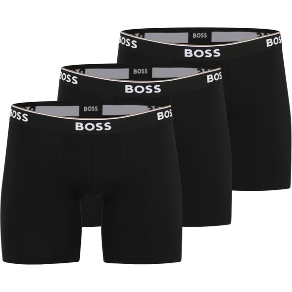 BOSS Boxerky čierna / biela 61920623