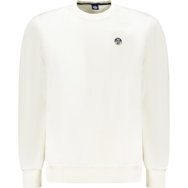 North Sails Pánska biela mikina bez kapucne 64711681