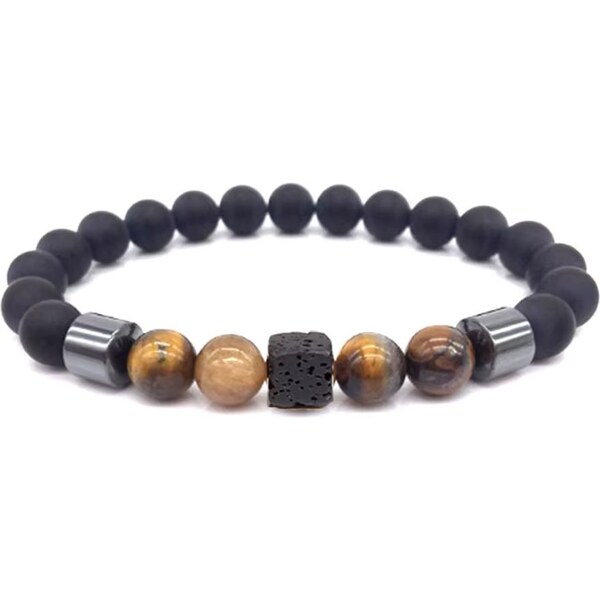 Korálkový pánsky náramok 65638733