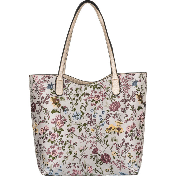 David Jones Bielo-ružová shopper kabelka s kvetinovou potlačou [DH] G 47337690