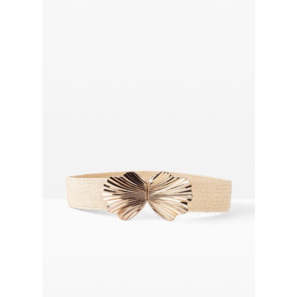 bonprix Strečový opasok, farba béžová 44790761