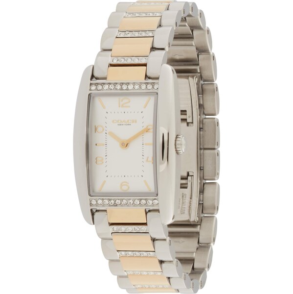 COACH Analógové hodinky Reese zlatá / strieborná / priehľadná 61950511