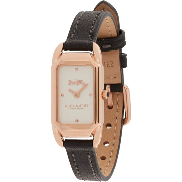 COACH Analógové hodinky Cadie ružové zlato / čierna 61950513