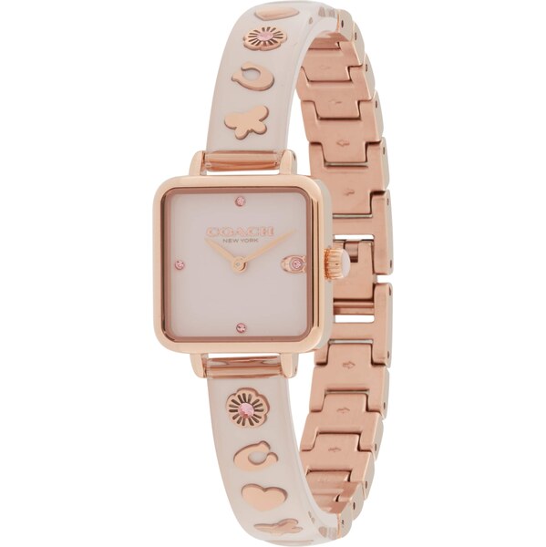 COACH Analógové hodinky Cass zlatá / ružové zlato 61950520