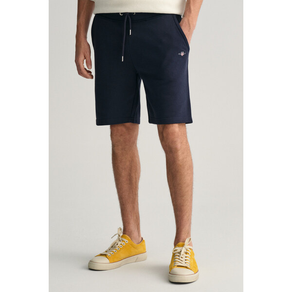 TEPLÁKOVÉ ŠORTKY GANT REG SHIELD SWEAT SHORTS EVENING BLUE 61927050