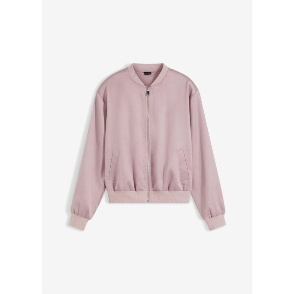 bonprix Saténový bluzón, farba fialová 50429768