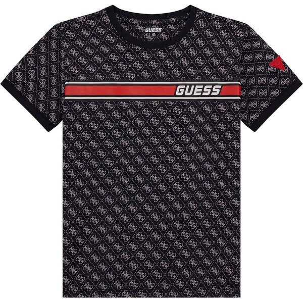 GUESS Tričko červená / čierna / biela 61943723