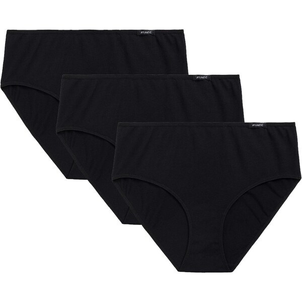 Atlantic Dámske nohavičky 3 pack 579 black 62235979