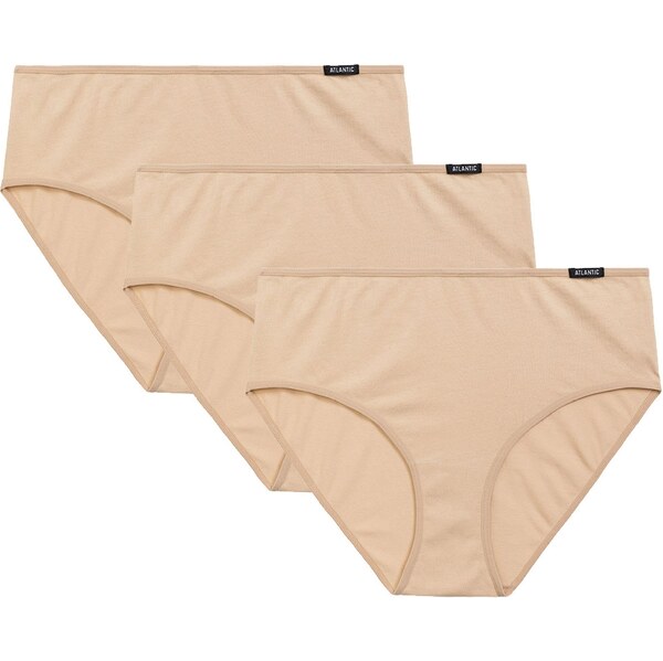 Atlantic Dámske nohavičky 3 pack 579 beige 62235981