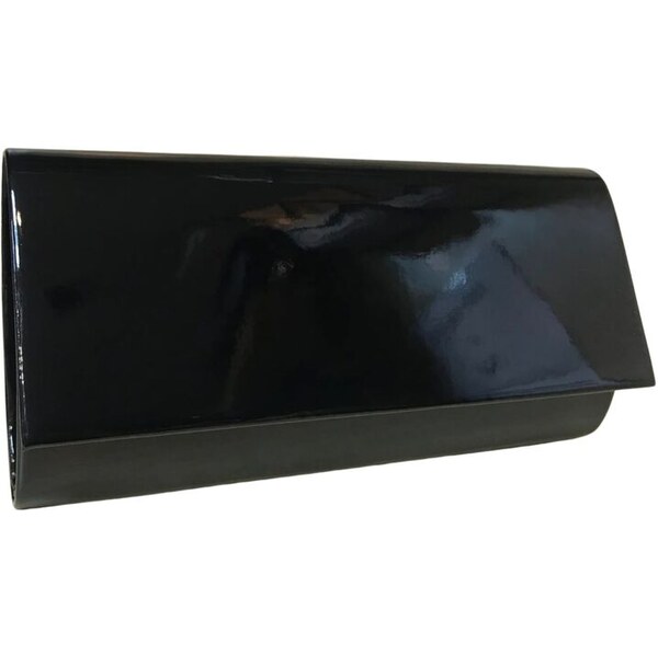 JOHN-C Čierna luxusná lesklá spoločenská kabelka FRENIE 61942891