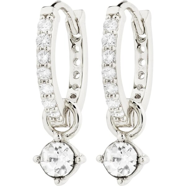 Pilgrim Náušnice Joa strieborná 62133517