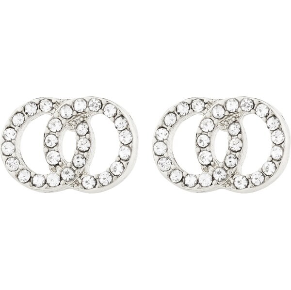 Pilgrim Náušnice Jolina strieborná 62133553