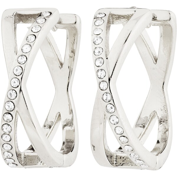 Pilgrim Náušnice Kira strieborná 62133576