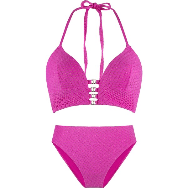 LingaDore Bikiny svetloružová / strieborná 61945156