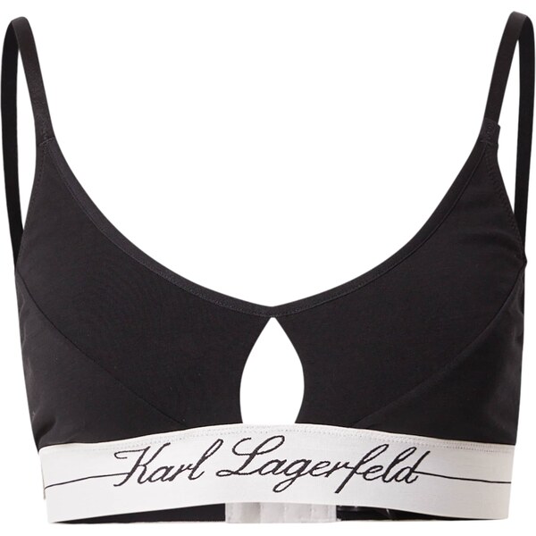 Karl Lagerfeld Podprsenka HOTEL krémová / čierna 61944646