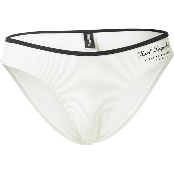 Karl Lagerfeld Bikinové nohavičky Hotel Karl krémová / čierna 62225222