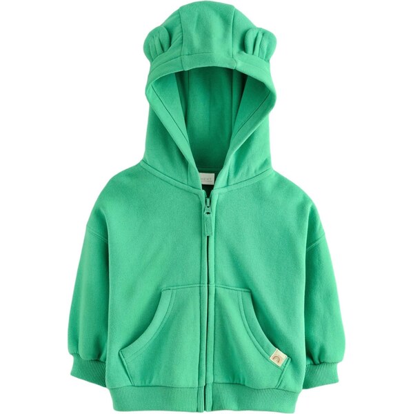 Next Tepláková bunda zelená 61945007