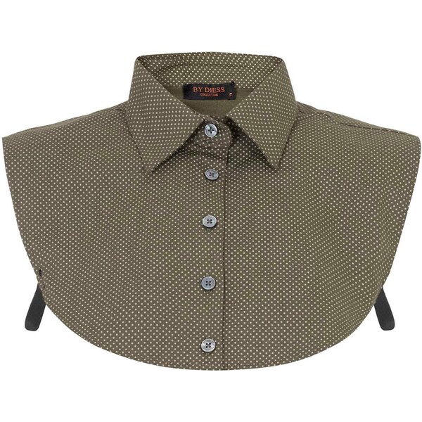 By Diess Collection Blúzka kaki / biela 61945345