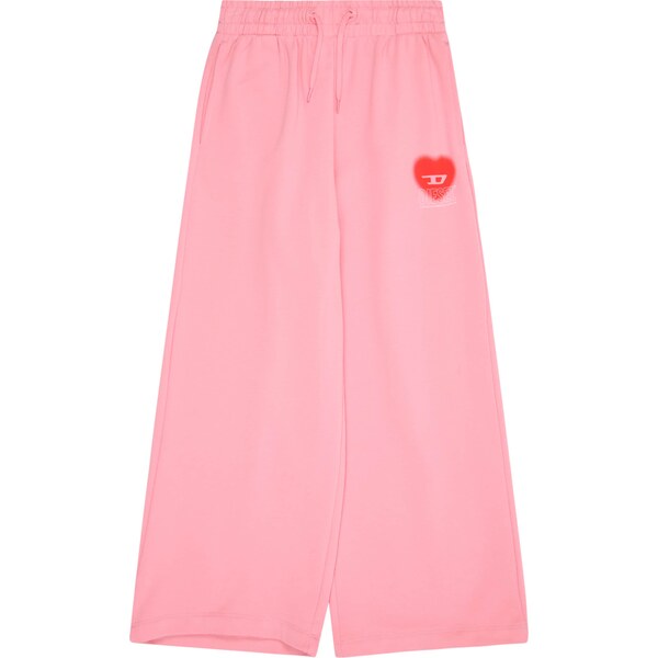 DIESEL Nohavice svetloružová / červená / biela 65645080