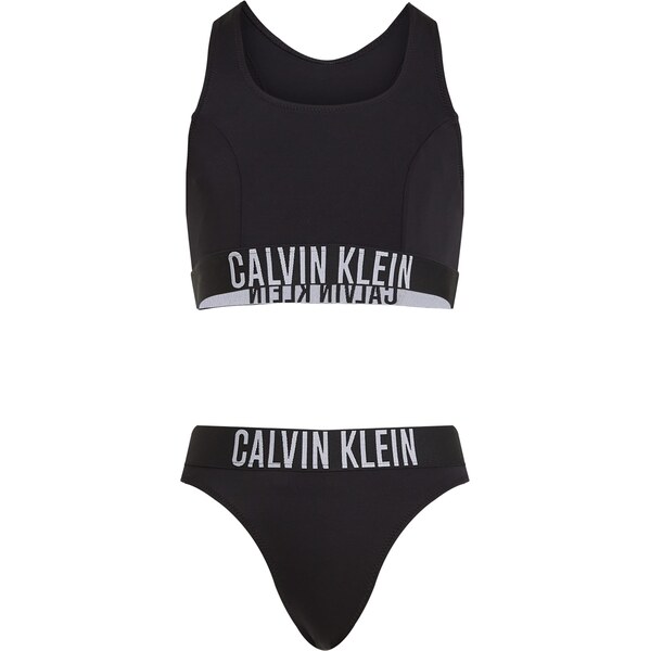 Calvin Klein Swimwear Bikiny sivá / čierna 61985858