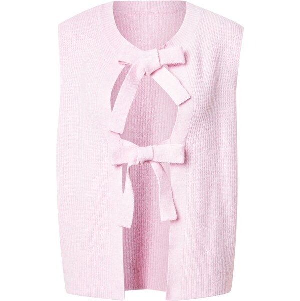 PIECES Pletená vesta ružová 61950693