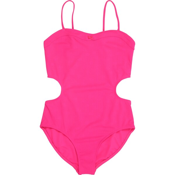 Abercrombie & Fitch Jednodielne plavky neónovo ružová 62002946