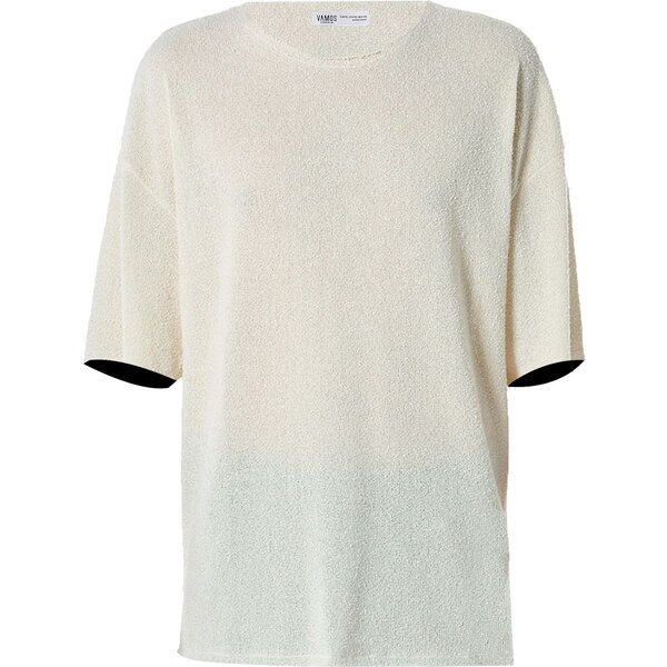 VAMOS CLO Tričko Tulip šedobiela 62053037