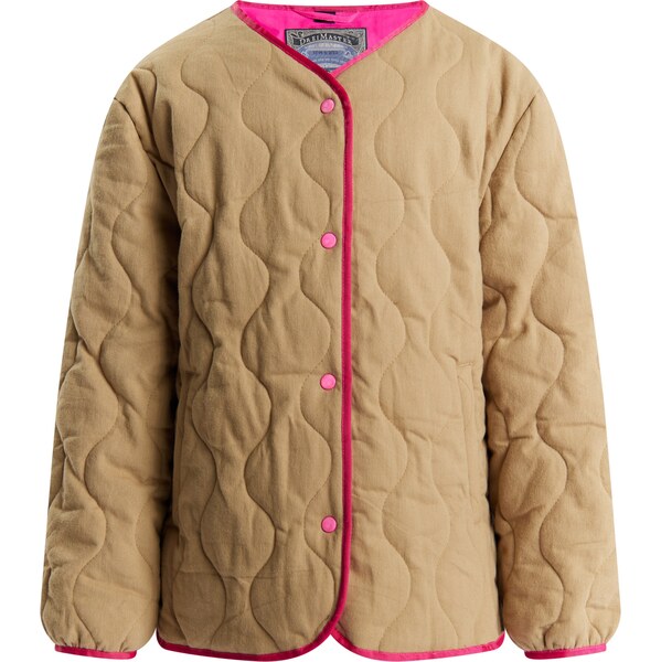 DREIMASTER Prechodná bunda Mimo tmavobéžová / ružová 61983689