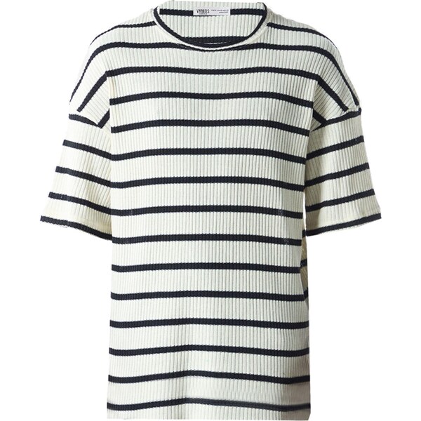 VAMOS CLO Tričko čierna / šedobiela 62053124