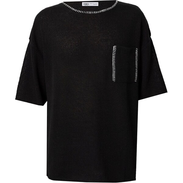 VAMOS CLO Tričko čierna / biela 62053146