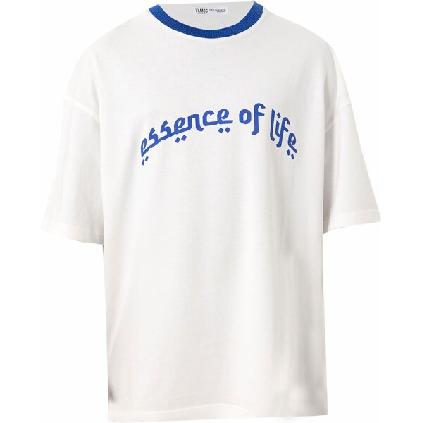 VAMOS CLO Tričko Forget-me-not modrá / šedobiela 62053196