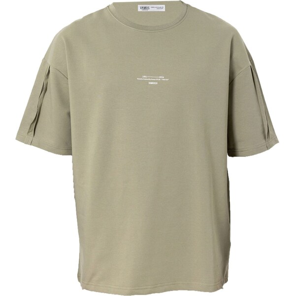 VAMOS CLO Tričko olivová / biela 62053201