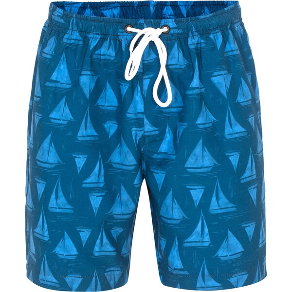 Jimmy Sanders Plavecké šortky námornícka modrá / nebesky modrá 63144881