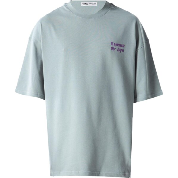 VAMOS CLO Tričko Mallow svetlomodrá / grafitová / fialová / biela 62053218