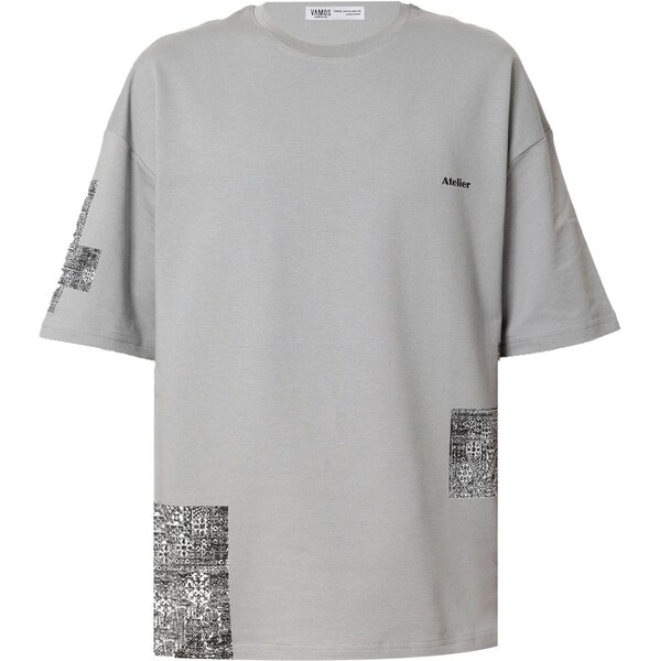 VAMOS CLO Tričko sivá / zmiešané farby 62053275