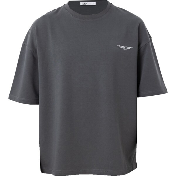 VAMOS CLO Tričko sivá / biela 62053290