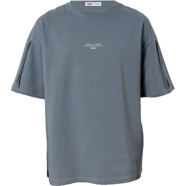 VAMOS CLO Tričko sivá / biela 62053311