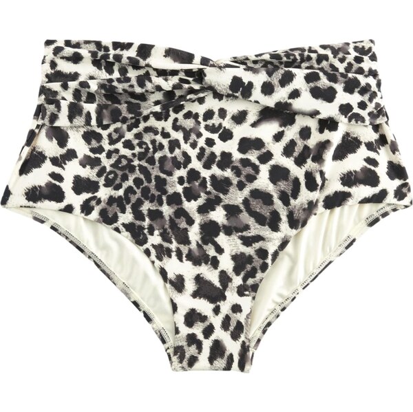 Next Bikinové nohavičky sivá / čierna / šedobiela 62529738