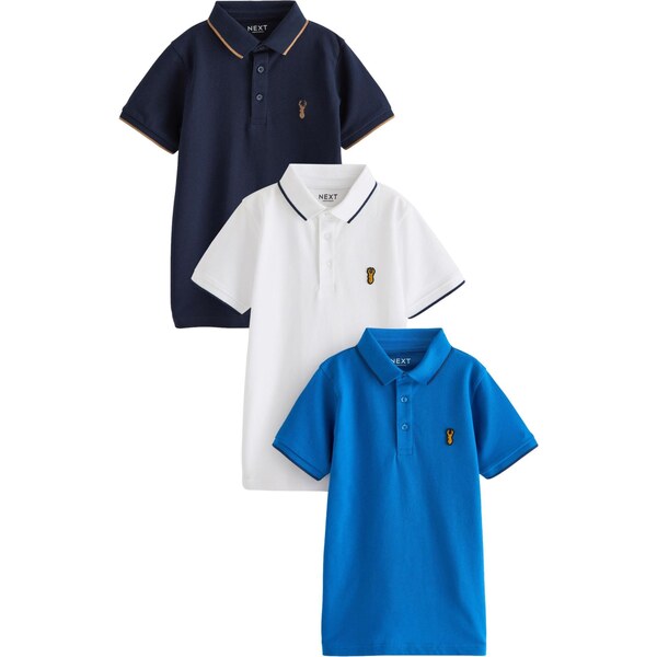 Next Tričko modrá / námornícka modrá / biela 62072522