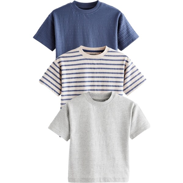 Next Tričko modrá / sivá / biela 62111068