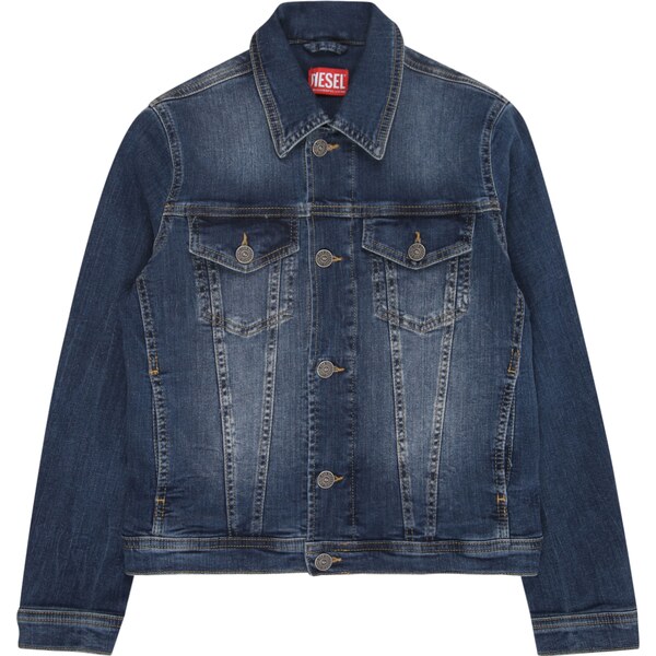 DIESEL Prechodná bunda modrá denim 65645079