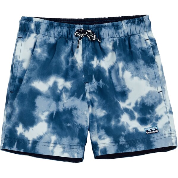 WE Fashion Plavecké šortky opálová / pastelovo modrá / tmavomodrá 62297878