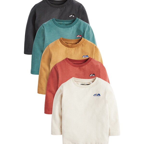 Next Tričko modrá / tmavožltá / antracitová / svetločervená / biela 62072781