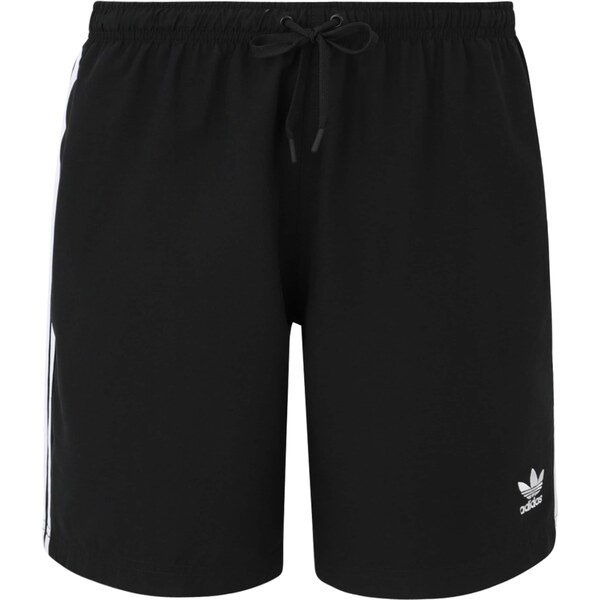 ADIDAS ORIGINALS Plavecké šortky Adicolor čierna / biela 62693411
